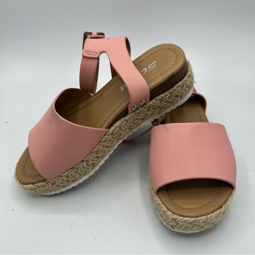 SODA Topic Ankle Strap Girls Platform Sandals US 13